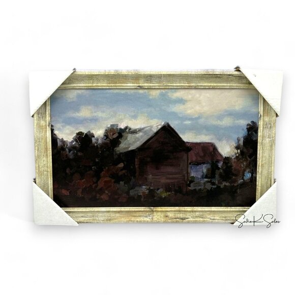 House Amidst The Trees Framed Canvas 16x10 - Threshold Studio McGee Wall Art - Picture 4 of 4